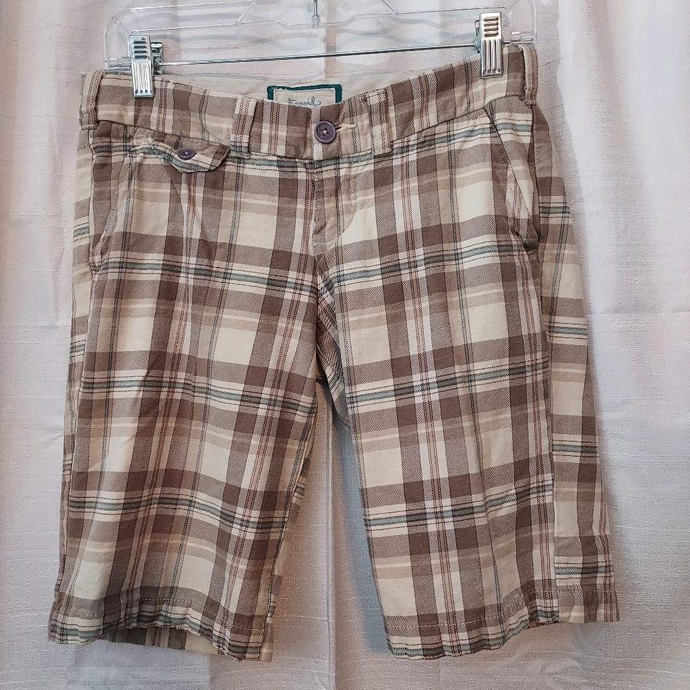 Fossil Size 4 Plaid Shorts